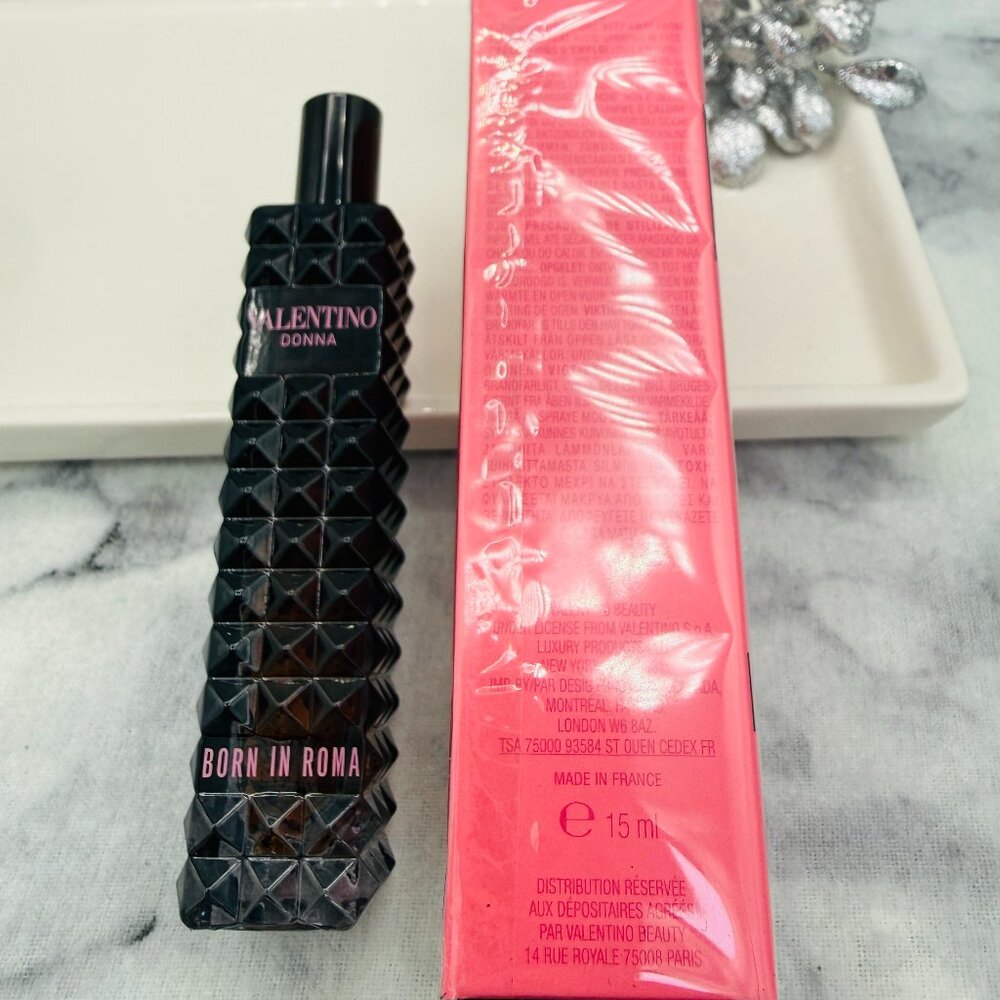 VALENTINO Donna Born in Roma Intense EDP Floral Ambery-Travel15 ml,0.5oz-BOX-NEW - Picture 8 of 13